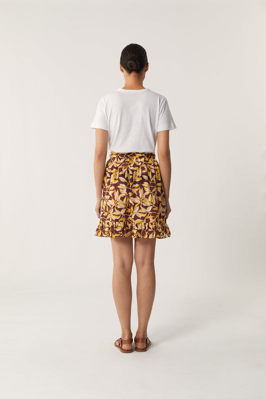 JUPE MIAMI JAUNE
