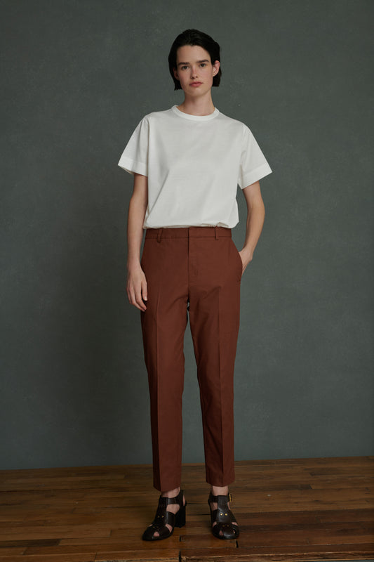 Pantalon Adele - Terre Battue - Coton - Femme