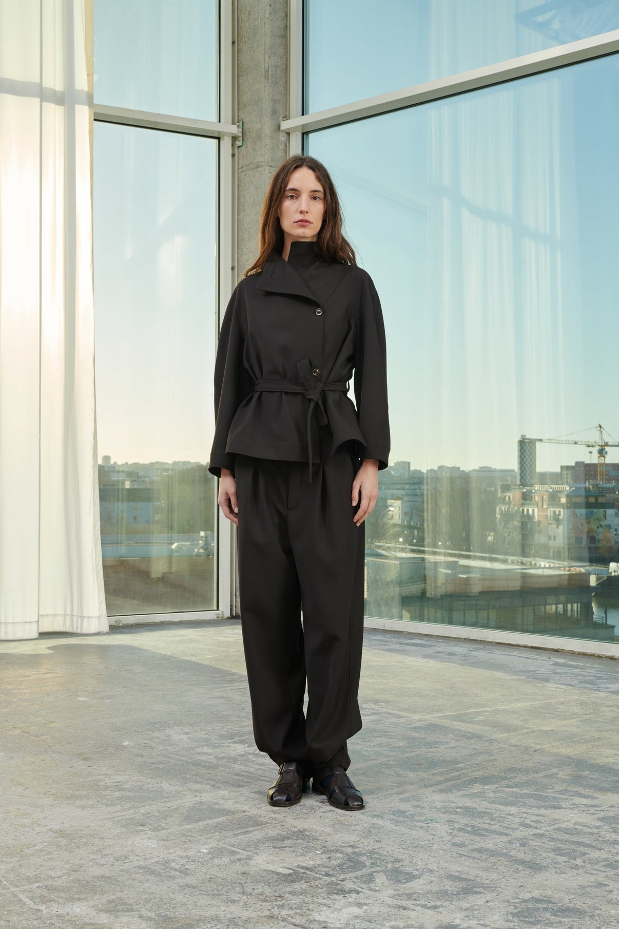 VESTE THEIA NOIRE vue 3