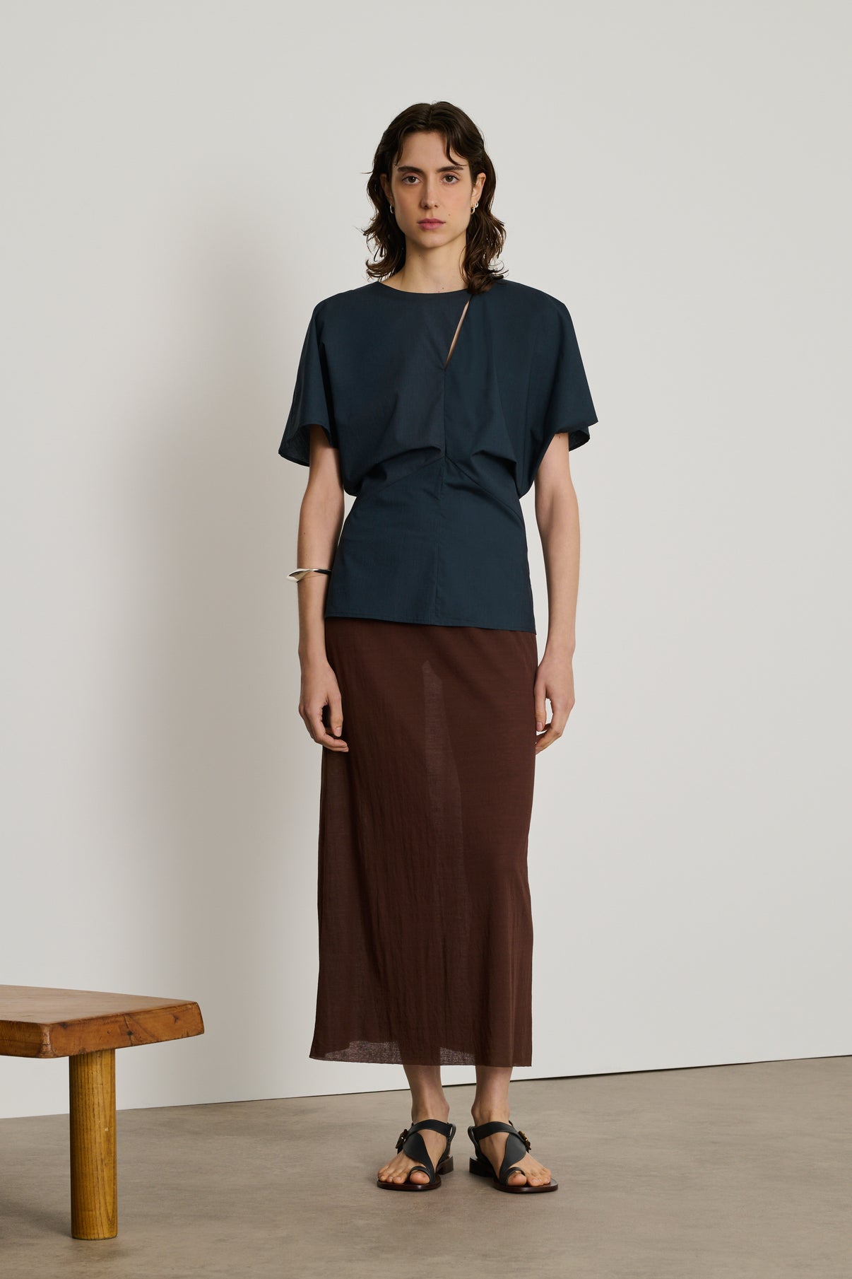 Blouse Embrun - Bleu Nuit - Coton - Femme vue 2