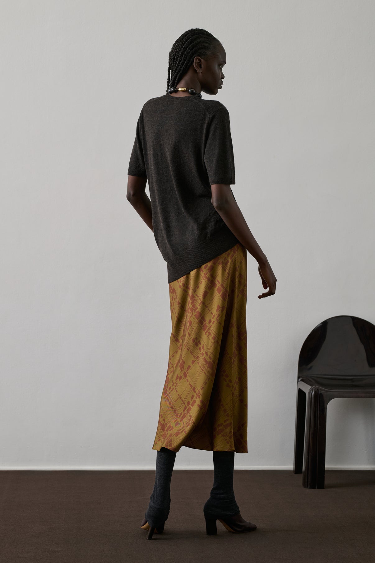 PULL FLORIS MARRON vue 5