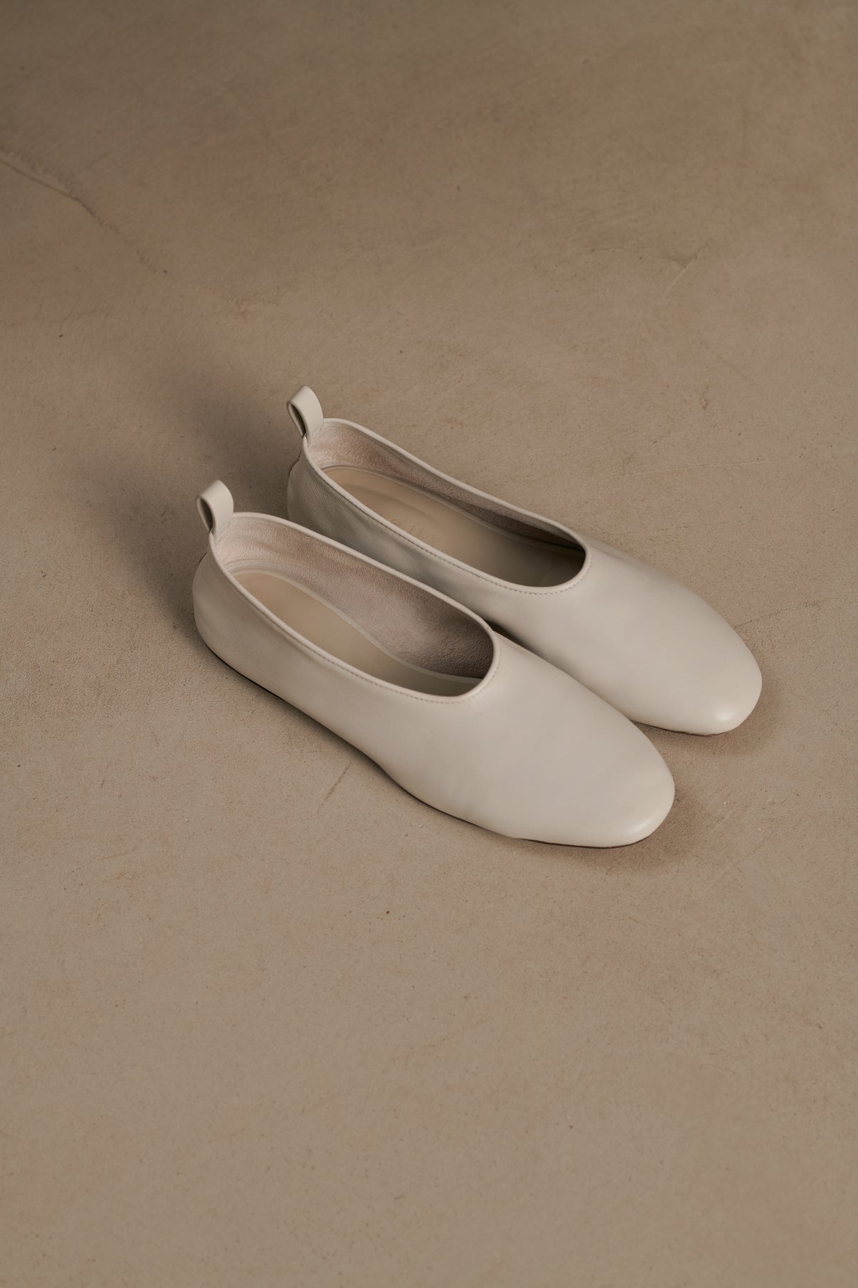 Ballerines Bala - Gris Clair - Cuir - Femme vue 7