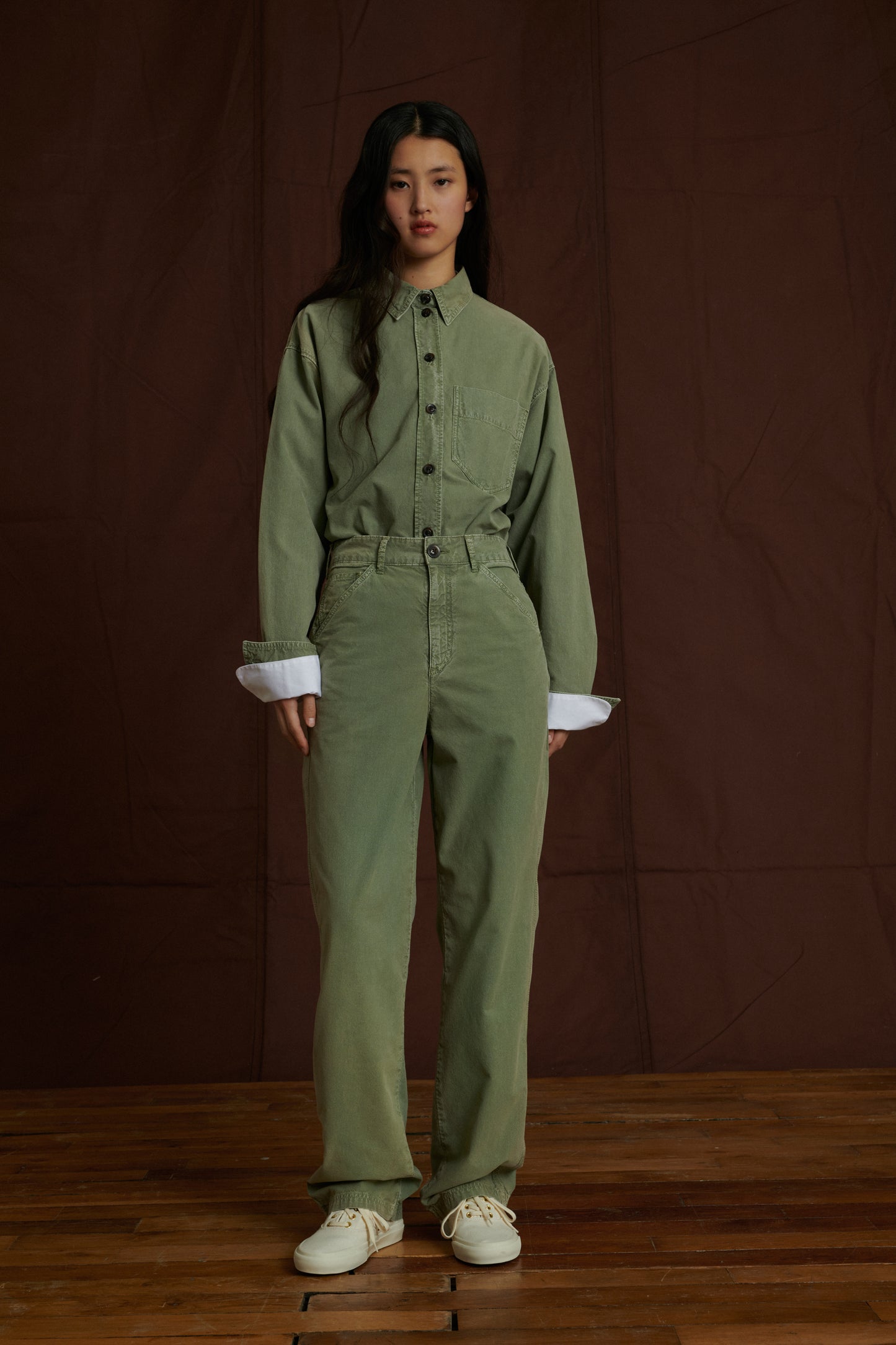 Jean Napoleon - Vert D'Eau - Coton - Femme